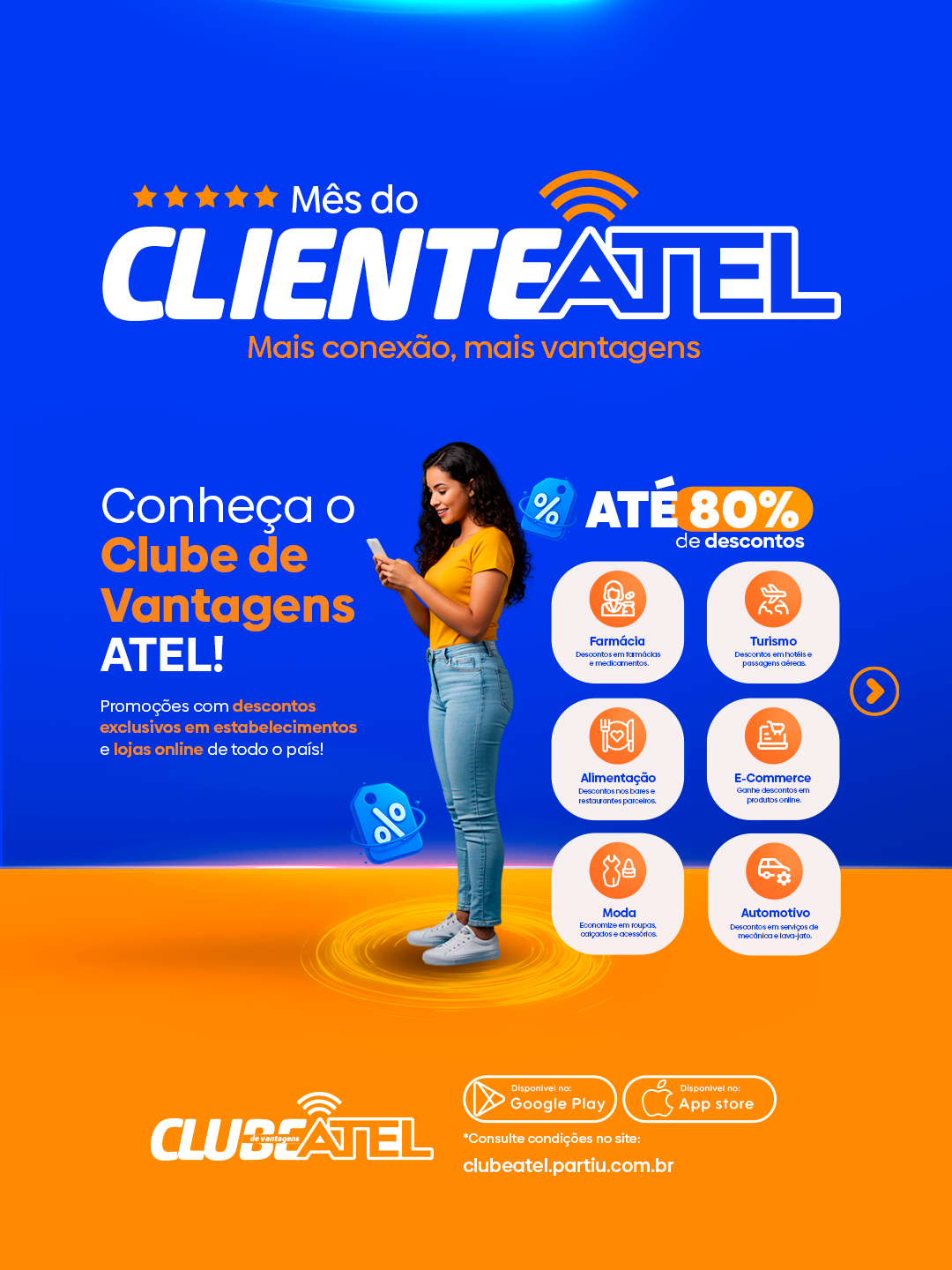 Novidade no ar: ATEL lança o Clube de Vantagens com descontos de até 80%